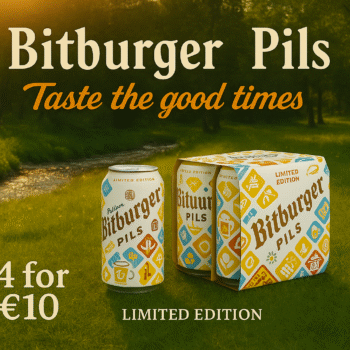 Bitburger Pils – Limited Edition (4-Pack) €10 | Taste the Good Times